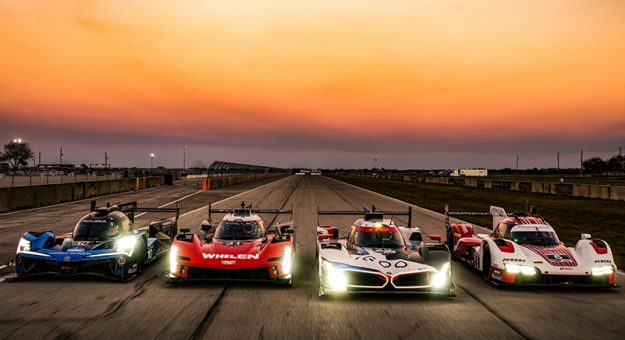 #31: Whelen Engineering Racing, Cadillac DPi, GTP:  #25: BMW M Team RLL, BMW M Hybrid V8, GTP: , #10: Konica Minolta Acura ARX-06, Acura ARX-06, GTP:, #6: Porsche Penske Motorsports, Porsche 963, GTP:
