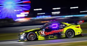 #14: Vasser Sullivan, Lexus RC F GT3, GTD PRO: Jack Hawksworth, Ben Barnicoat, Mike Conway