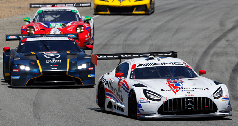 #79: WeatherTech Racing, Mercedes AMG GT3, GTD PRO: Daniel Juncadella, Jules Gounon