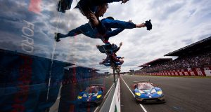 Ford Gt Le Mans Crew Celebrates 2023 05 25