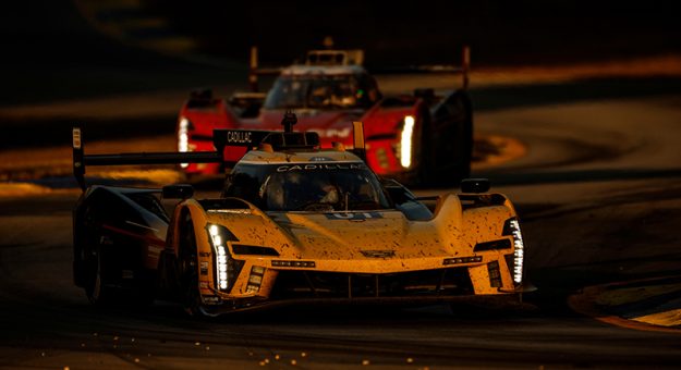#01: Cadillac Racing, Cadillac VSeries.R, GTP: Renger van der Zande, Sebastien Bourdais, Scott Dixon, #31: Whelen Engineering Racing, Cadillac VSeries.R, GTP: Pipo Derani, Alexander Sims, Jack Aitken