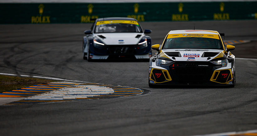 #17: JDC-Miller MotorSports, Audi RS3 LMS TCR, TCR: Chris Miller, Mikey Taylor