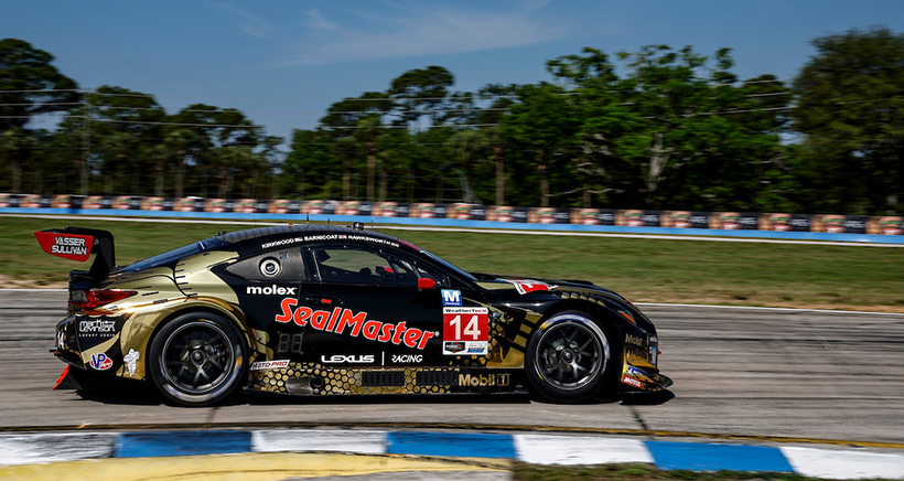 #14: VasserSullivan, Lexus RC F GT3, GTD PRO: Jack Hawksworth, Ben Barnicoat, Kyle Kirkwood