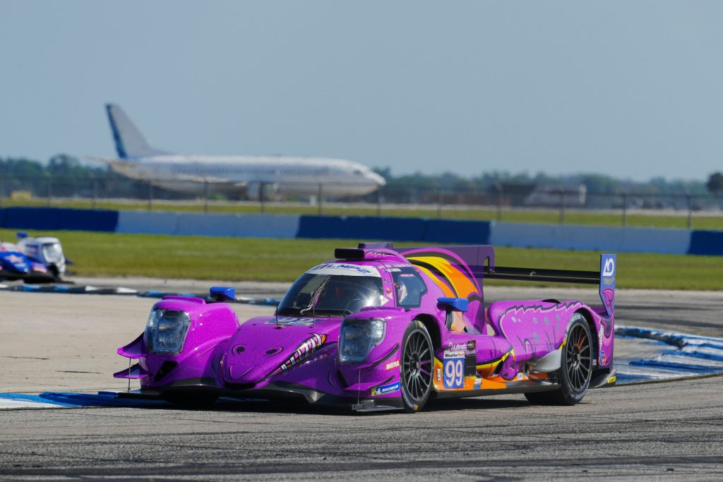 #99: AO Racing, ORECA LMP2 07, LMP2: PJ Hyett, Paul-Loup Chatin, Matt Brabham