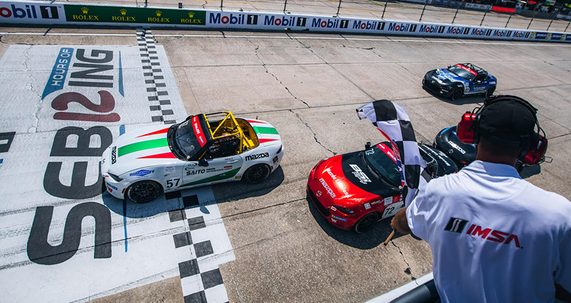 Gonzalez Beats Sebring Heat to Take Tight Whelen Mazda MX-5 Cup Victory ...