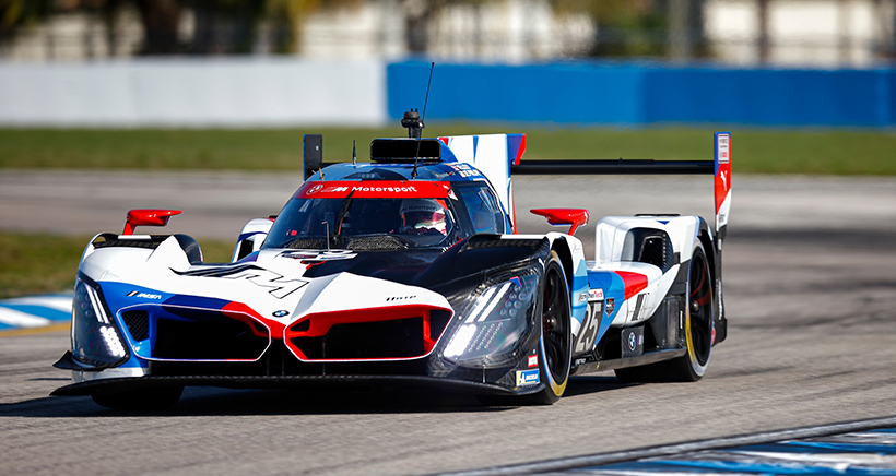 No. 25 BMW Leads Sebring at Eight-Hour Mark after No. 31 Cadillac Crashes Out