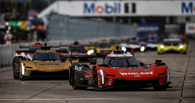 Cadillacs Strong Through Four Hours at Mobil 1 Twelve Hours of Sebring