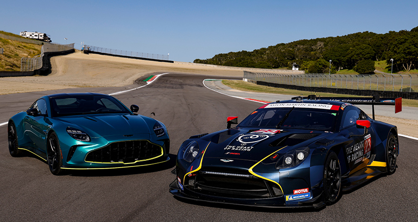 #23: Heart of Racing Team, Aston Martin Vantage GT3 Evo, GTD PRO: Ross Gunn, Mario Farnbacher