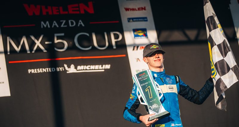 Fletcher Makes Astonishing Comeback to Take First Mazda MX-5 Cup Win at ...