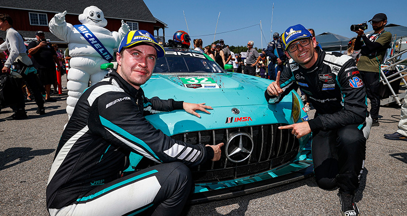 #32: Korthoff/Preston Motorsports, Mercedes AMG GT3, GTD: Mikael Grenier, Kenton Koch, Race Winners