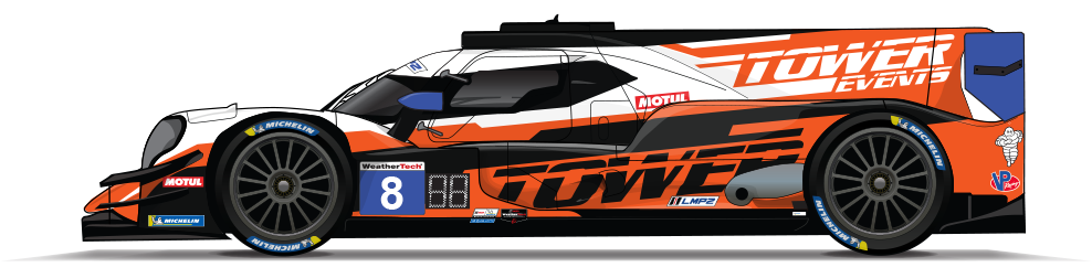 25 Wt P2 8 Tower Oreca