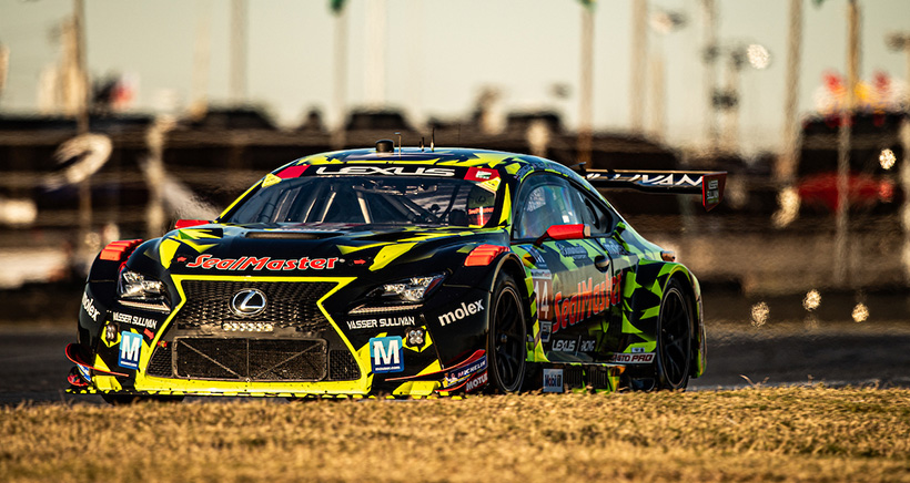 #14: VasserSullivan, Lexus RC F GT3, GTD PRO: Ben Barnicoat, Aaron Telitz, Townsend Bell