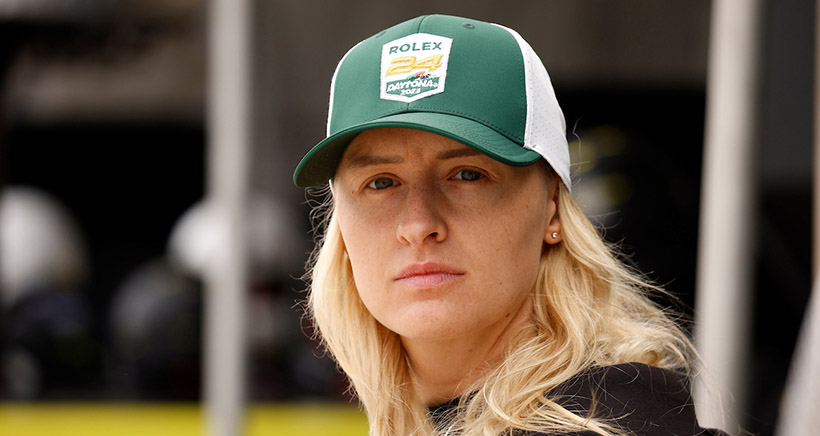 #83: Iron Dames, Lamborghini Huracan GT3 EVO2, GTD: Michelle Gatting