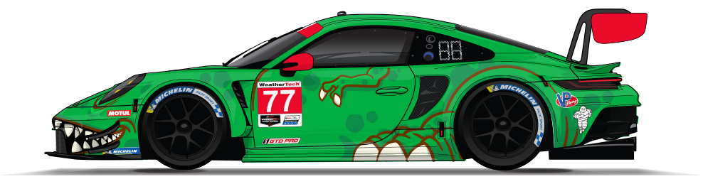 25 Wt Gtdpro 77 Ao Porsche 992 Gt3r