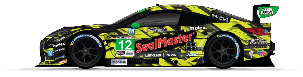 25 Wt Gtd 12 Vasser Sully Lexus Rcf Gt3