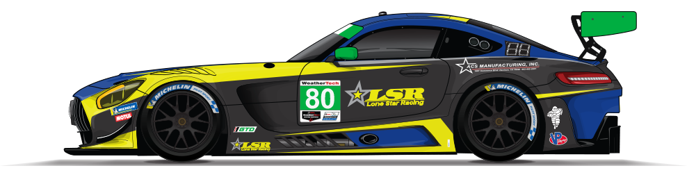 25 Wt Gtd 80 Lonestar Merc Amg Gt3 Evo