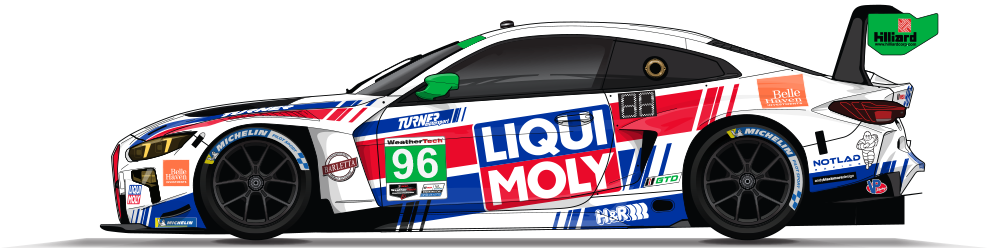 25 Wt Gtd 96 Turner Bmw M4 Gt3 Evo Liquimoly