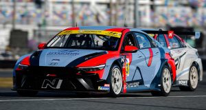 #33: Bryan Herta Autosport with Curb Agajanian, Hyundai Elantra N TCR, TCR: Mark Wilkins, Bryson Morris