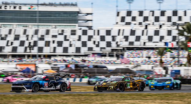 #64: Ford Multimatic Motorsports, Ford Mustang GT3, GTD PRO: Mike Rockenfeller, Sebastian Priaulx