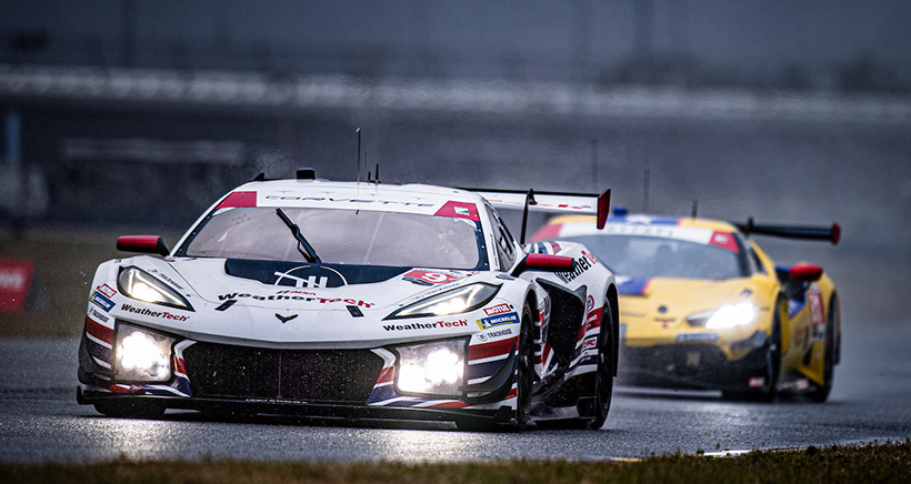 #91: Trackhouse by TF Sport, Corvette Z06 GT3.R, GTD PRO: Ben Keating, Connor Zilisch, Scott McLaughlin, Shane van Gisbergen