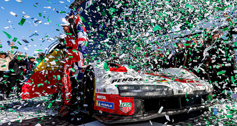 #7: Porsche Penske Motorsports, Porsche 963, GTP: Felipe Nasr, Nick Tandy, Laurens Vanthoor
