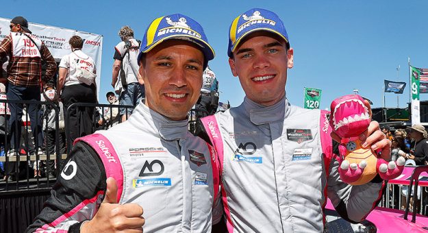 #77: AO Racing, Porsche 911 GT3 R (992), GTD PRO: Laurin Heinrich, Klaus Bachler