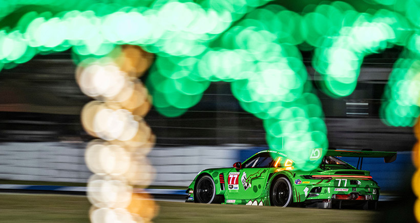 #77: AO Racing, Porsche 911 GT3 R (992), GTD PRO: Laurin Heinrich, Klaus Bachler, Alessio Picariello