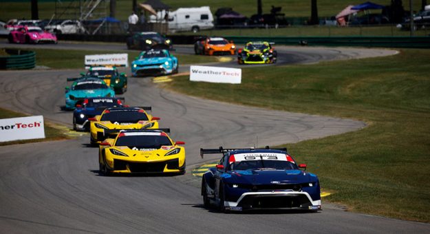 #64: Ford Multimatic Motorsports, Ford Mustang GT3, GTD PRO: Harry Tincknell, Mike Rockenfeller, #3: Corvette Racing by Pratt Miller Motorsports, Corvette Z06 GT3.R, GTD PRO: Antonio Garcia, Alexander Sims, #4: Corvette Racing by Pratt Miller Motorsports, Corvette Z06 GT3.R, GTD PRO: Tommy Milner, Nicky Catsburg