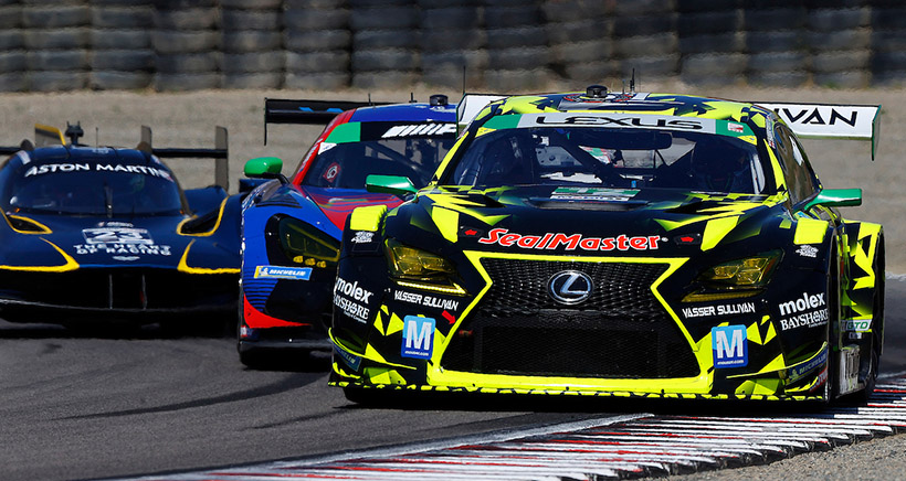 #12: Vasser Sullivan Racing, Lexus RC F GT3, GTD: Jack Hawksworth, Parker Thompson
