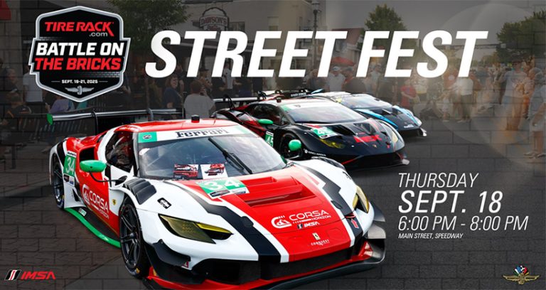 Street Festival Sept. 18 in Speedway to Celebrate IMSA Endurance Race ...