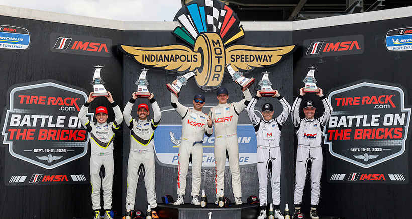 TCR Podium, #99: Victor Gonzalez Racing Team, Cupra Leon VZ TCR, TCR: Tyler Gonzalez, Eric Powell, #7: Precision Racing LA, Audi RS3 LMS TCR, TCR: Celso Neto, Ryan Eversley, #93: MMG, Honda Civic FL5 TCR, TCR: Karl Wittmer, LP Montour