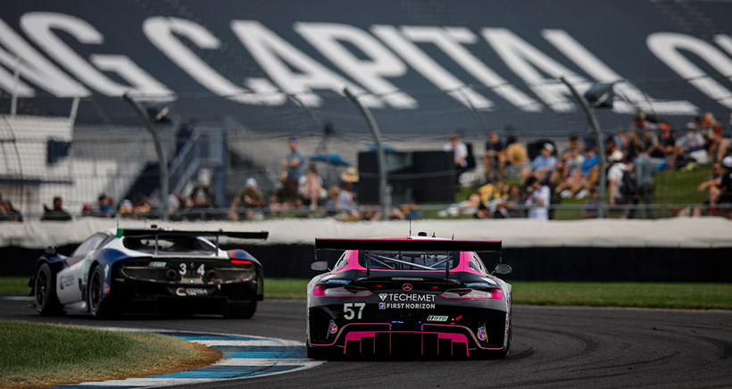 #57: Winward Racing, Mercedes AMG GT3, GTD: Russell Ward, Philip Ellis, Indy Dontje