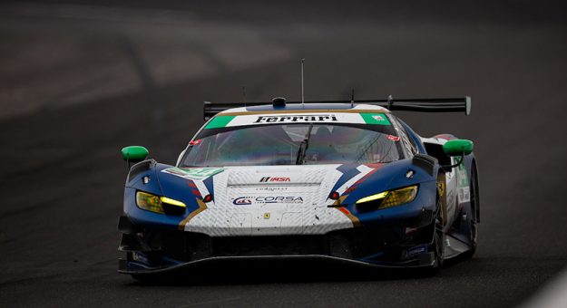 #34: Conquest Racing, Ferrari 296 GT3, GTD: Manny Franco, Daniel Serra, Ben Tuck