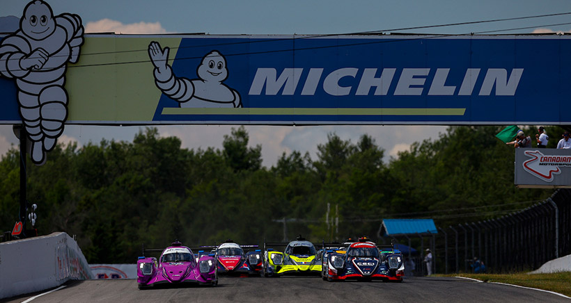 Race Start, L MP2, #99: AO Racing, ORECA LMP2 07, LMP2: PJ Hyett, Dane Cameron, #22: United Autosports USA, ORECA LMP2 07, LMP2: Daniel Goldburg, Tom Blomqvist