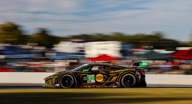 #13: AWA, Corvette Z06 GT3.R, GTD: Orey Fidani, Matthew Bell, Lars Kern