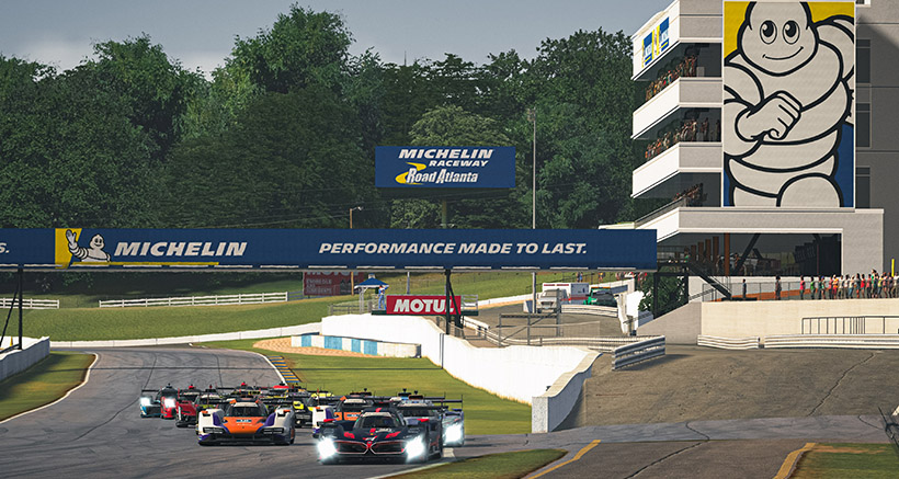 Road Atlanta Raceway Map Race Preview: 2025 IMSA Esports Global Championship Round 1 at Michelin ...