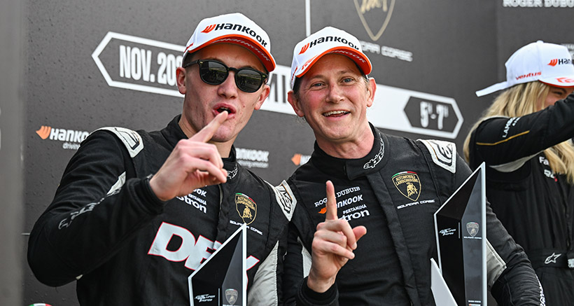 10 Graham Doyle, Glenn McGee, Wayne Taylor Racing WTR, DEX (DEX Imaging), Lamborghini Palm Beach, Lamborghini Huracan Super Trofeo Evo2 November 4-9, 2025: Lamborghini Super Trofeo at Misano. lst25