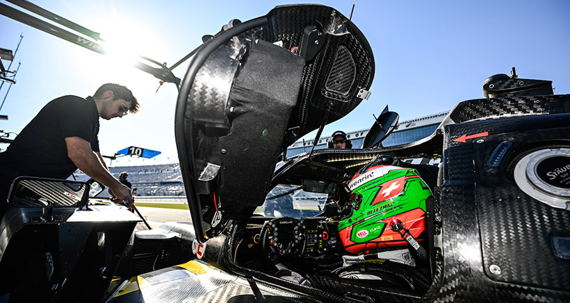 #40: Cadillac Wayne Taylor Racing, Cadillac V-Series.R, GTP: Louis Deletraz