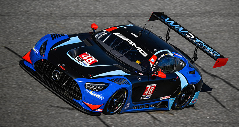 #48: WINWARD RACING, Mercedes-AMG GT3, GTD PRO: Scott Noble, Jason Hart, Maxime Martin, Luca Stolz