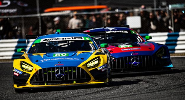 #80: Lone Star Racing, Mercedes AMG GT3, GTD: Dan Knox, Scott Andrews, Eric Filgueiras, Ralf Aron