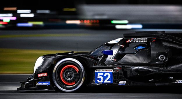 #52: Bryan Herta Autosport with PR1/Mathiasen, ORECA LMP2 07, LMP2: Misha Goikhberg, Ben Keating, Parker Thompson, Tristan Vautier, Rotor Glow