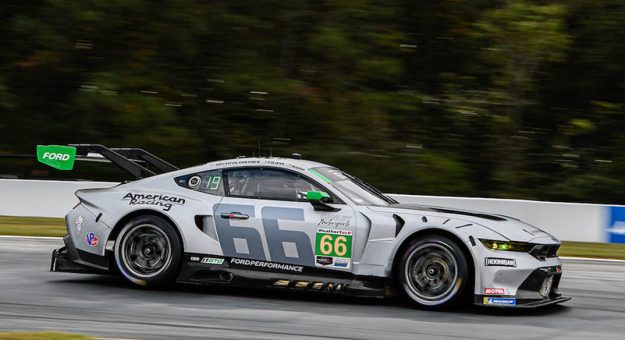 #66: Gradient Racing, Ford Mustang GT3, GTD: Joey Hand, Till Bechtolsheimer, Mason Filippi