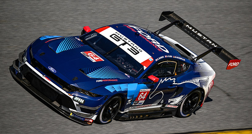 #64: Ford Multimatic Motorsports, Ford Mustang GT3, GTD PRO: Mike Rockenfeller, Dennis Olsen, Ben Barker