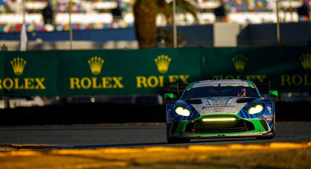 #19: van der Steur Racing, Aston Martin Vantage GT3 Evo, GTD: Maxime Robin, Rory van der Steur, Valentin Hasse-Clot, Anthony McIntosh