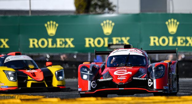 #1: Gebhardt Motorsport USA Inc., Duqueine D08, P3: Oscar Tunjo