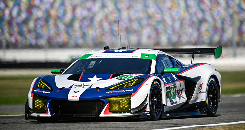 #81: DragonSpeed, Corvette Z06 GT3.R, GTD: Henrik Hedman, Giacomo Altoė, Casper Stevenson, Matteo Cairoli