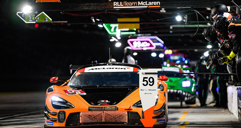 #59: RLL Team McLaren, McLaren 720S GT3 EVO, GTD Pro: Max Esterson, Nikita Johnson, Juri Vips, Dean MacDonald