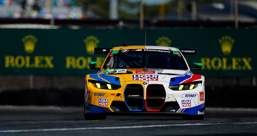 #96: Turner Motorsport, BMW M4 GT3 EVO, GTD: Patrick Gallagher, Robby Foley, Jens Klingmann, Francis Selldorff