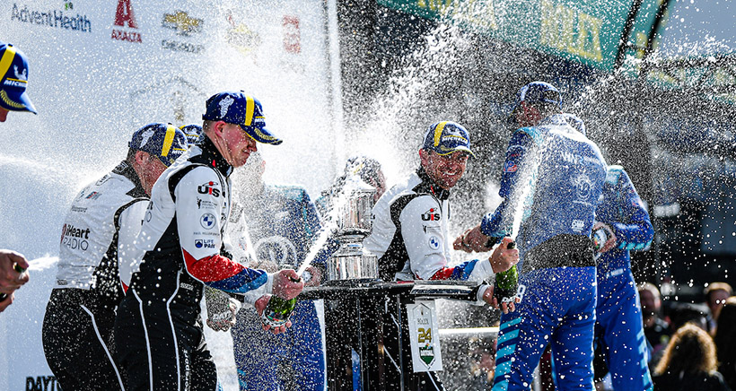 GTD Pro Podium, #1: Paul Miller Racing, BMW M4 GT3 EVO, GTD Pro: Neil Verhagen, Connor De Phillippi, Max Hesse, Dan Harper