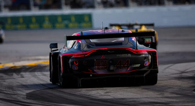 #44: Magnus Racing, Aston Martin Vantage GT3 Evo, GTD: John Potter, Spencer Pumpelly, Nicki Thiim, Madison Snow
